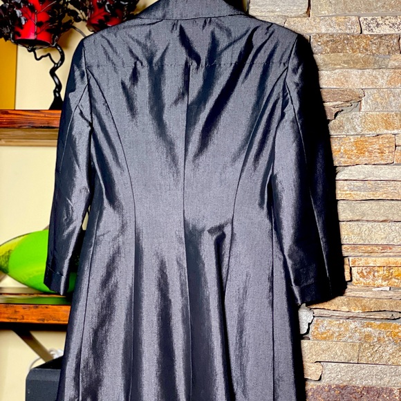 Brand new Bebe Kardashian shiny satin jacket, elegant, chic, and flattering fit. - Picture 3 of 5